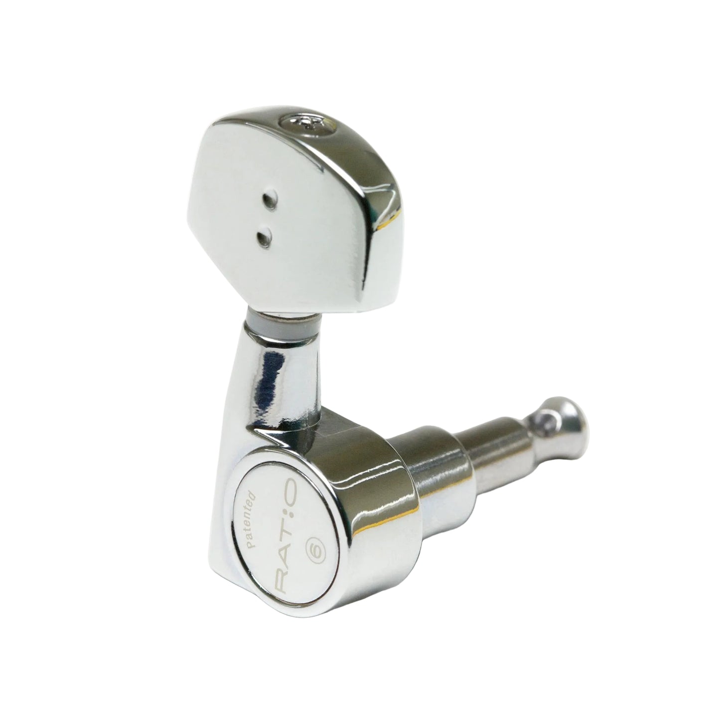 4+2 Ratio Electric Machine Heads Mini Contemporary Button (Chrome Finish) (PRN-2321-C0) - Graph Tech Guitar Labs Ltd.