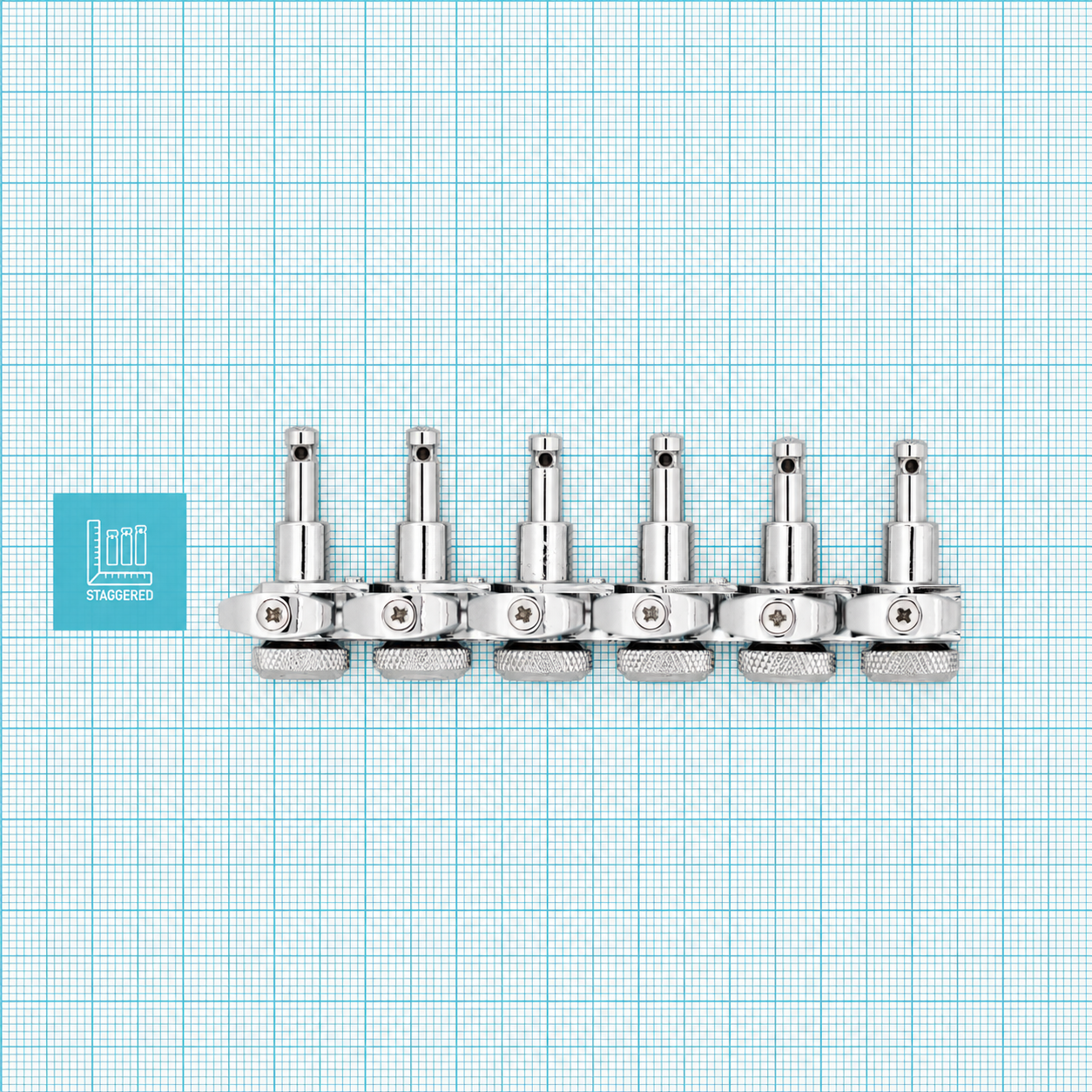 Ratio by Graph Tech Model # 9721-C0 (12:1 to 39:1) Electric Locking 6 in-Line Staggered
