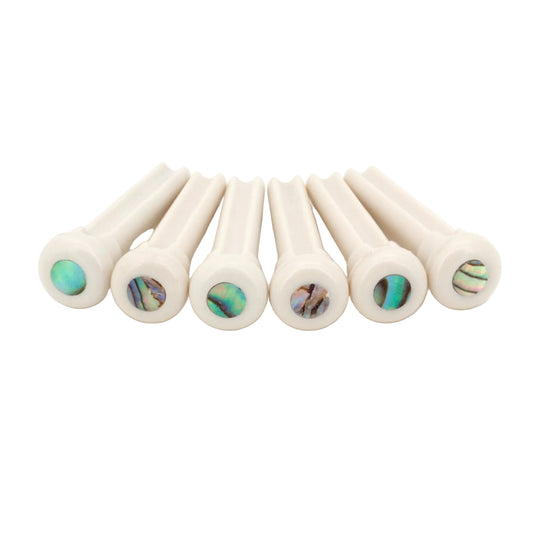 TUSQ Presentation Bridge Pins with 4mm Paua Shell Dot Inlay (Models 2000 and 1000) - Graph Tech Guitar Labs