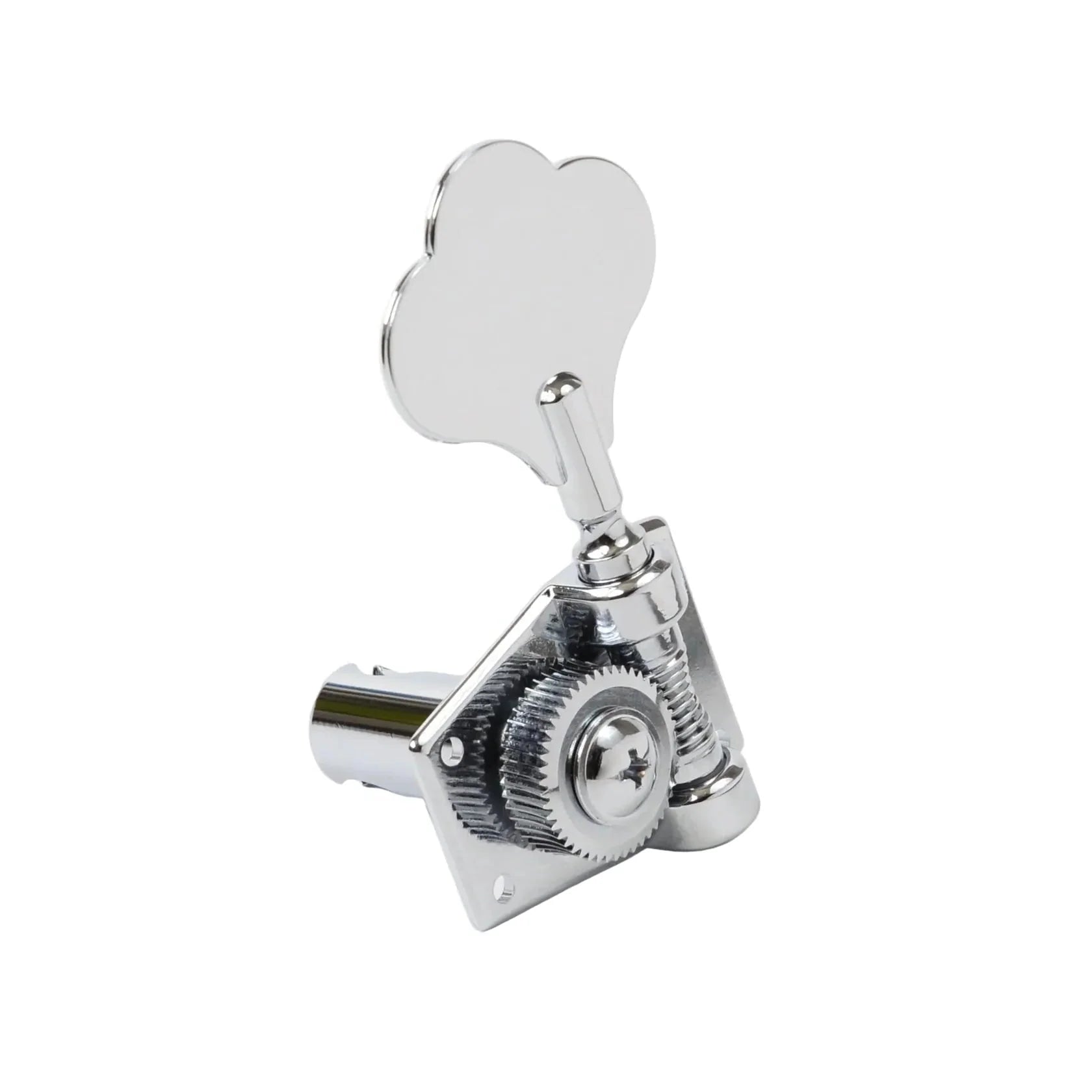 Ratio by Graph Tech (23:1 to 48:1) Lefty Bass 4 in-Line F Style Chrome #PRB-4401-LC0 - Graph Tech Guitar Labs
