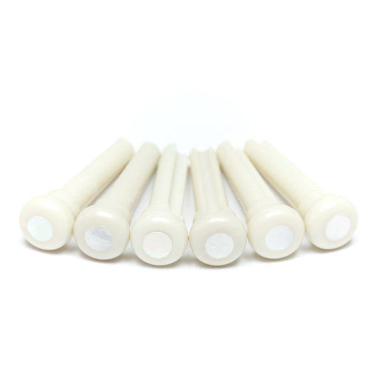 TUSQ Presentation Bridge Pins with 4mm Mother of Pearl Dot Inlay (Models 2044 and 1044) - Graph Tech Guitar Labs