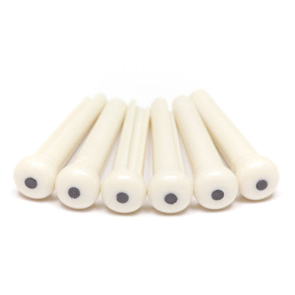 TUSQ Traditional Bridge Pins With 2mm White Dot Inlay (Models 2122 and 1122) - Graph Tech Guitar Labs