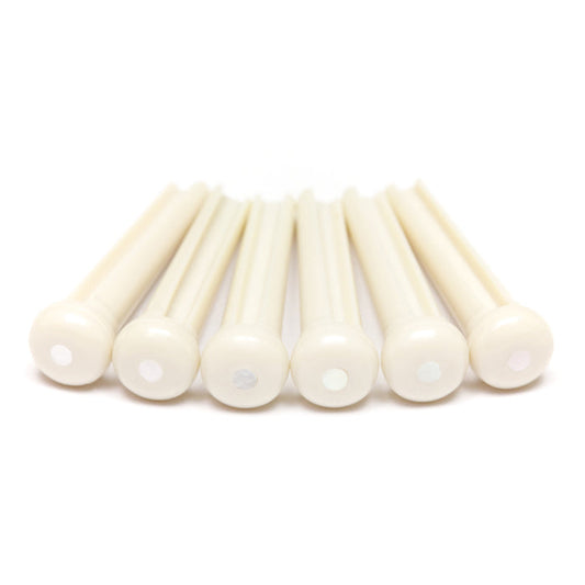 TUSQ Traditional Bridge Pins With 2mm Mother of Pearl Dot Inlay (Models 2142 and 1142) - Graph Tech Guitar Labs