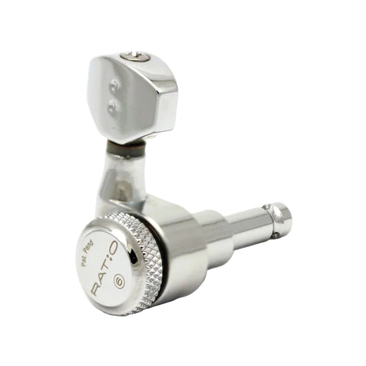 Ratio by Graph Tech (12:1 to 48:1) Electric Locking 7 in-Line Staggered - Graph Tech Guitar Labs