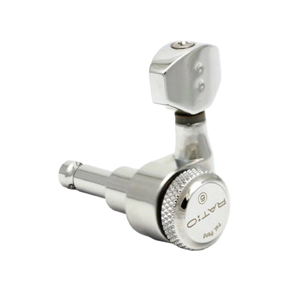 Ratio by Graph Tech (12:1 to 48:1) Lefty Staggered Electric Locking 7 in-Line - Graph Tech Guitar Labs