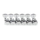 6 In Line Ratio Electric Locking Machine Heads (Staggered Posts) - (Select Finish and Button Style) - Graph Tech Guitar Labs Ltd.