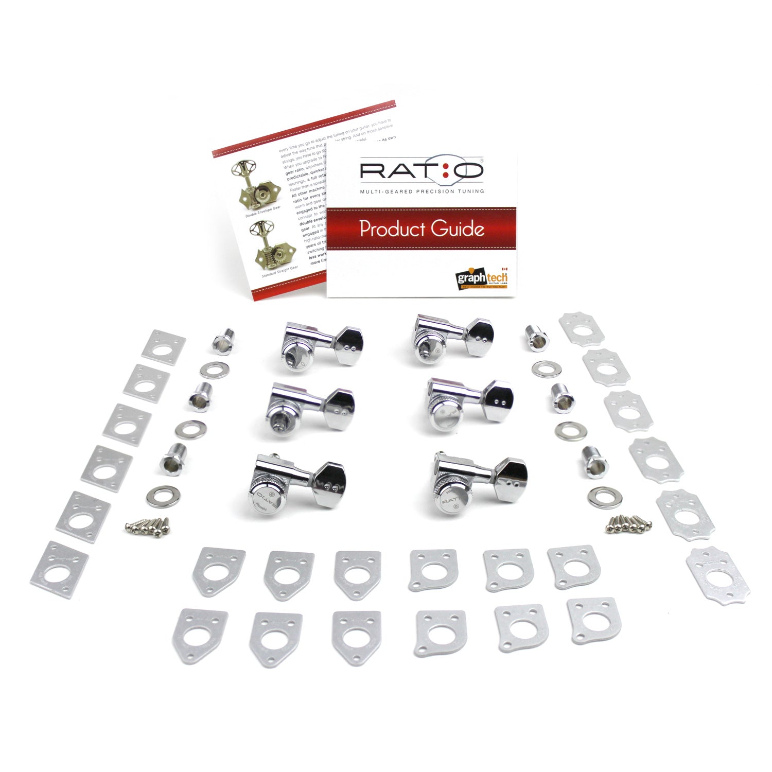 GRAPH TECH 6-IN-LINE Ratio Locking PRL-8721-CO Accordatori/Tasti - Foto 7