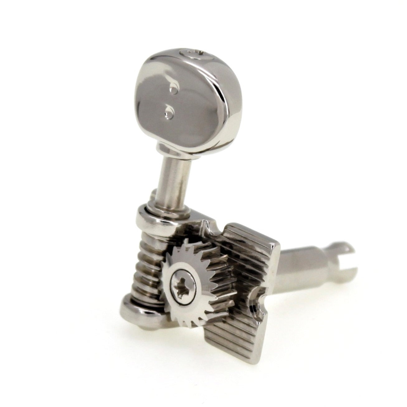 open gear tuning machines Graph Tech PRN-4624-N0 Ratio 6 In-Line Retro Electric Tuners Nickel