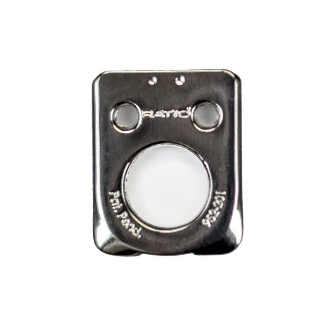 InvisoMatch Plates for Ratio Tuners, Fender Style 2 Pin Hole (set of 6)  (Select Finish)