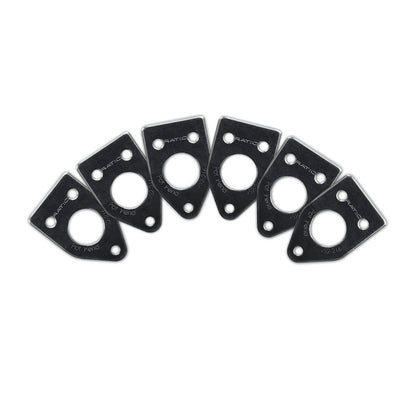 InvisoMatch Plates for Ratio Tuners, 90 Degree Screw Hole (set of 6) (Select Finish) - Graph Tech Guitar Labs Ltd.