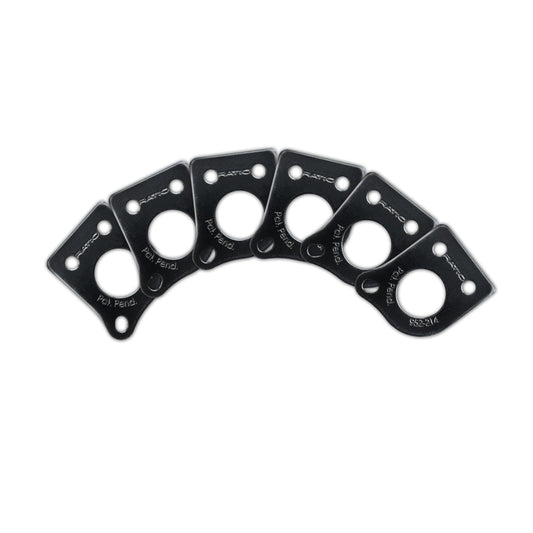 InvisoMatch Plate for Ratio Tuners, 45 degree Screw Hole (set of 6) - Graph Tech Guitar Labs Ltd.